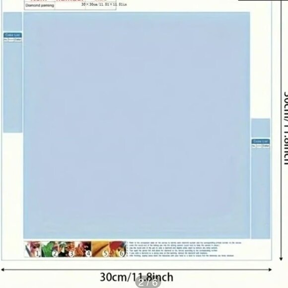 Rose & Butterfly Pattern Diamond Painting Kit #166 - Picture 3 of 4